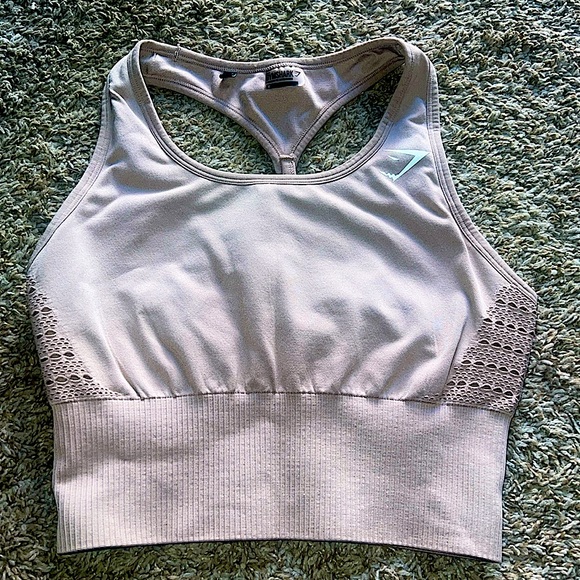 Gymshark Other - Gymshark taupe medium sports bra